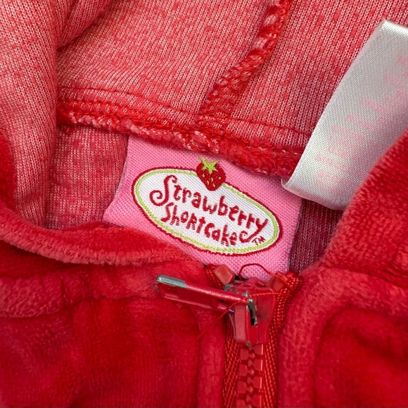 Vintage Strawberry Shortcake Velour Tracksuit Set SS Active Toddler 3T - Picture 5 of 14